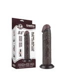 LoveToy - Dildo Met Sliding Skin Technologie - 20 cm x Ø 3,8 cm - Zwart-Erotiekvoordeel.nl
