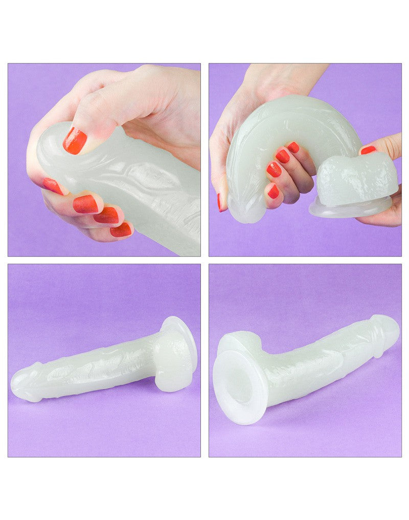 Lovetoy - Dildo 19 cm - Lumino Play - Glow In The Dark-Erotiekvoordeel.nl