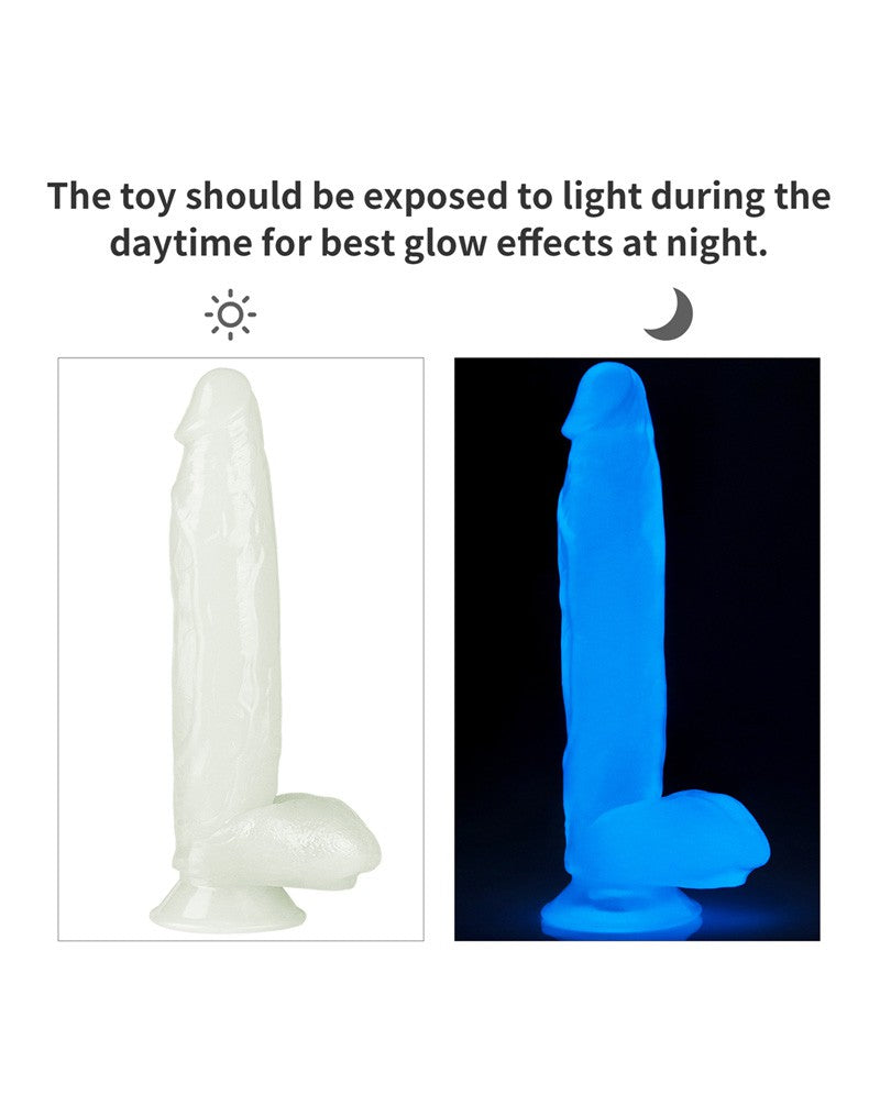 Lovetoy - Dildo 26 cm Lumino Play - Glow In The Dark-Erotiekvoordeel.nl