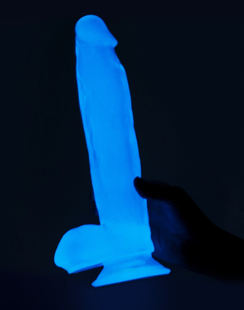 Lovetoy - Dildo 26 cm Lumino Play - Glow In The Dark-Erotiekvoordeel.nl