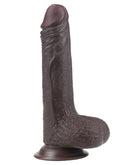 Lovetoy - Dildo Met Sliding Skin Technologie - 17.5 x 3.5 cm - Bruin-Erotiekvoordeel.nl