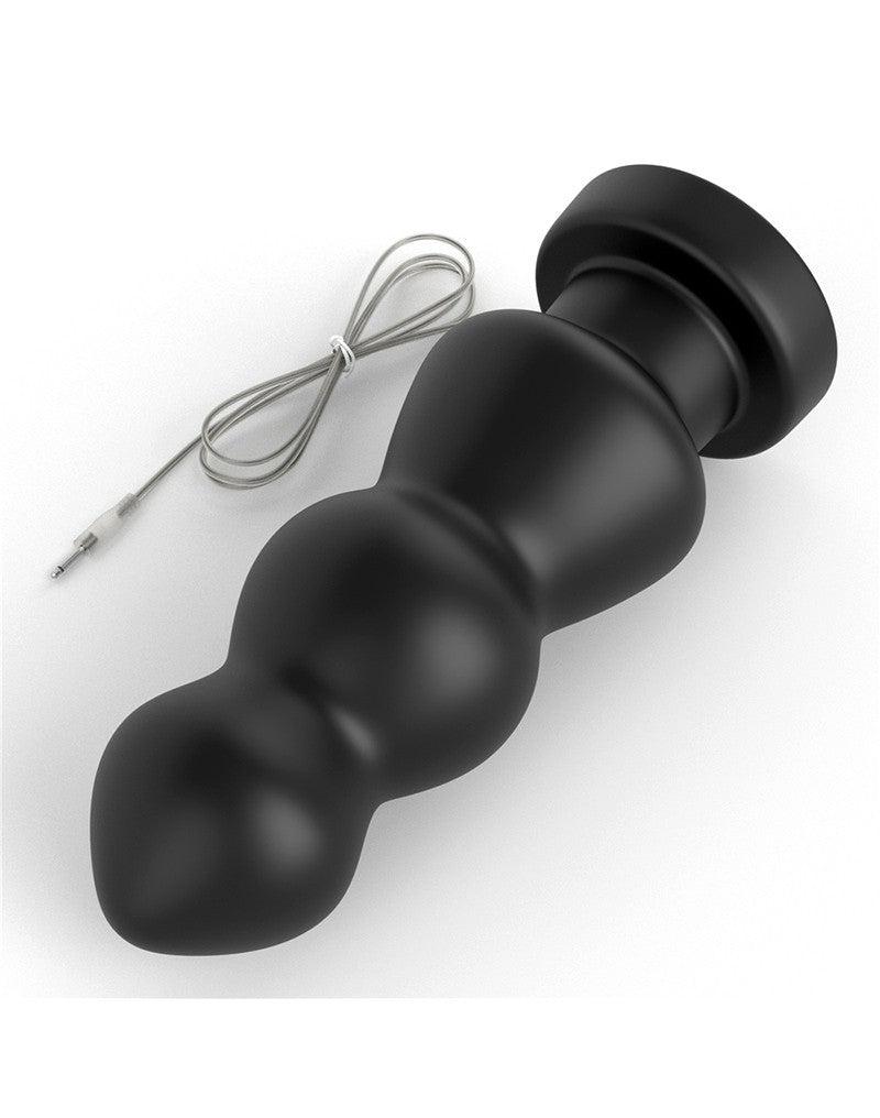 Lovetoy - King Size Vibrerende Buttplug Anal Rigger 20 cm - Zwart-Erotiekvoordeel.nl