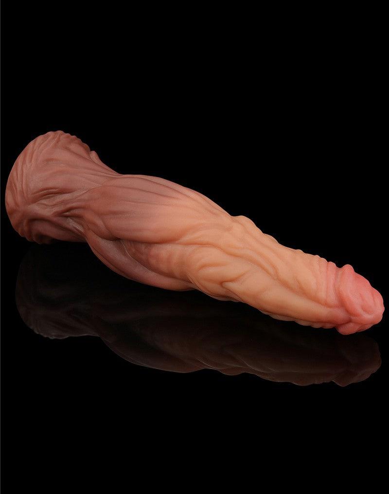 Lovetoy - Realistische XXL Dildo 24.5 cm - Lichte/donkere Huidskleur-Erotiekvoordeel.nl