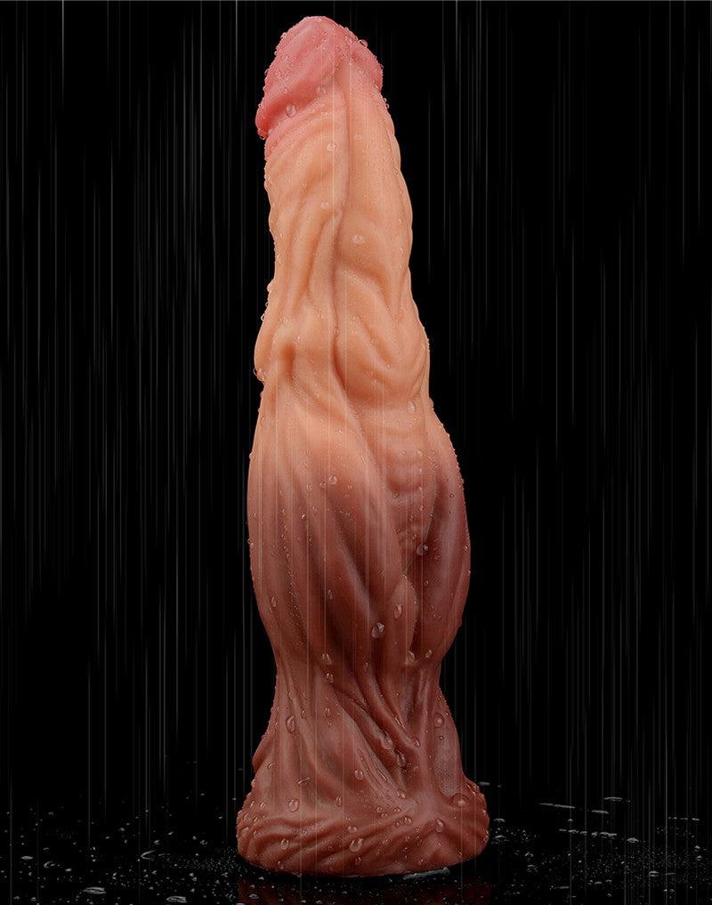 Lovetoy - Realistische XXL Dildo 24.5 cm - Lichte/donkere Huidskleur-Erotiekvoordeel.nl