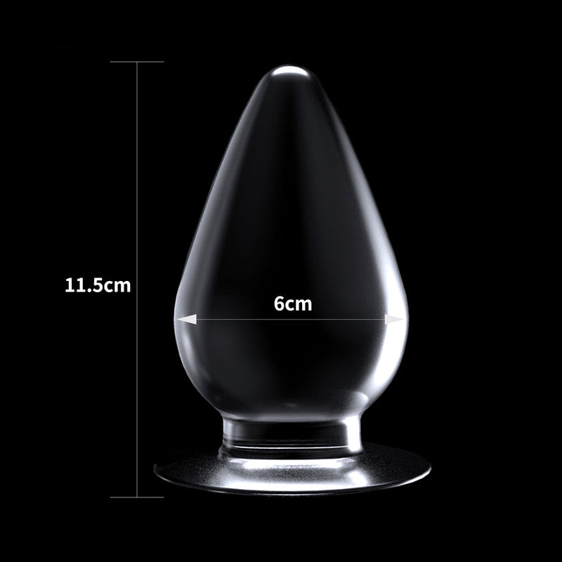 Lovetoy - Transparante Buttplug - Flawless - 11.5 x 6 cm-Erotiekvoordeel.nl