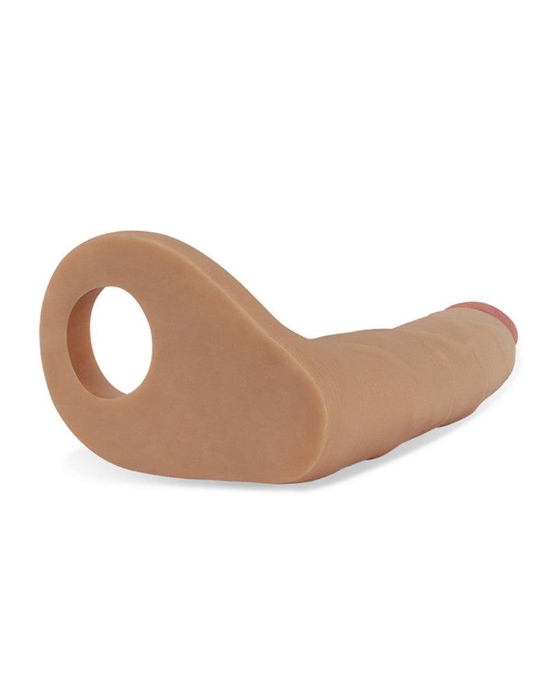 Lovetoy - Voorbinddildo Voor Dubbele Penetratie - Ultrasoft Double - 18 cm-Erotiekvoordeel.nl