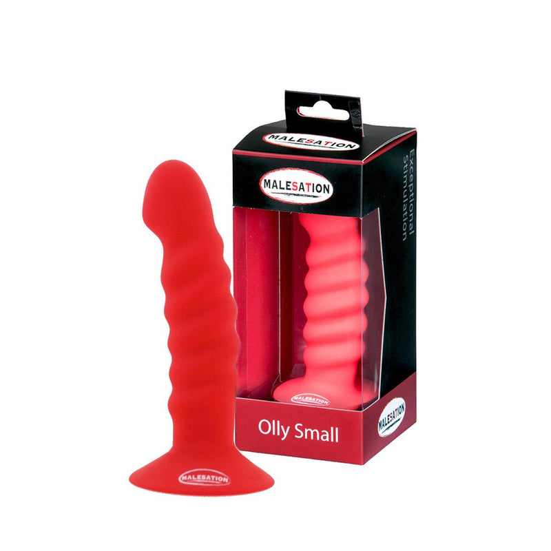 Malesation Anaal Dildo 13,6 x 3,6 cm OLLY - S - Rood-Erotiekvoordeel.nl