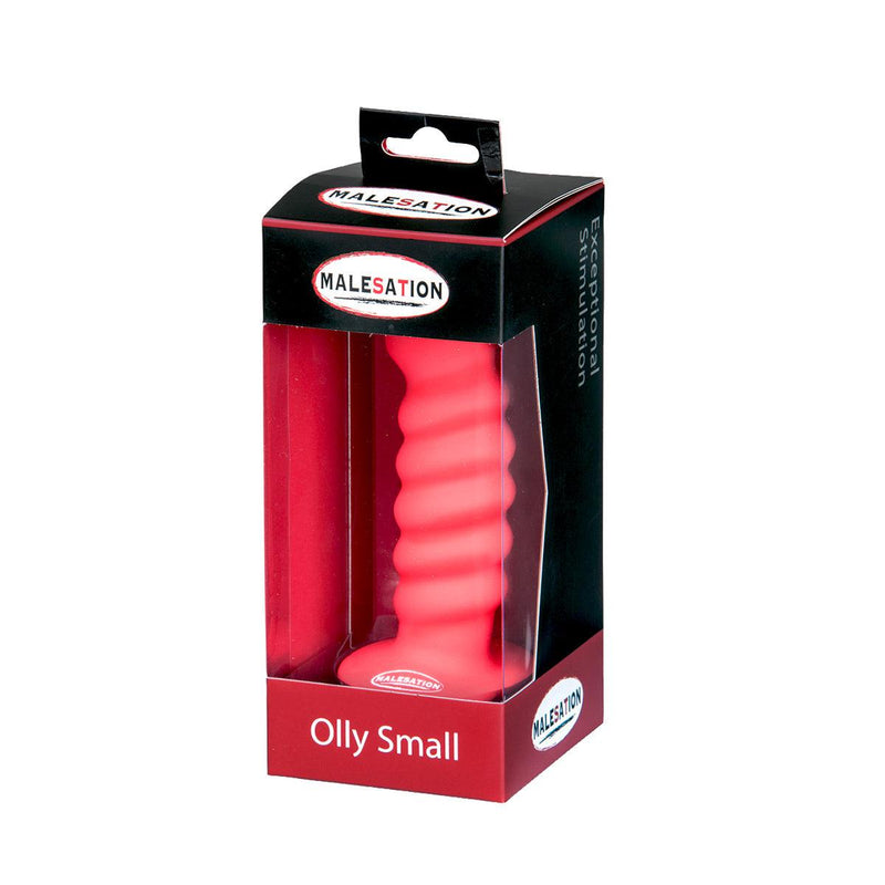 Malesation Anaal Dildo 13,6 x 3,6 cm OLLY - S - Rood-Erotiekvoordeel.nl