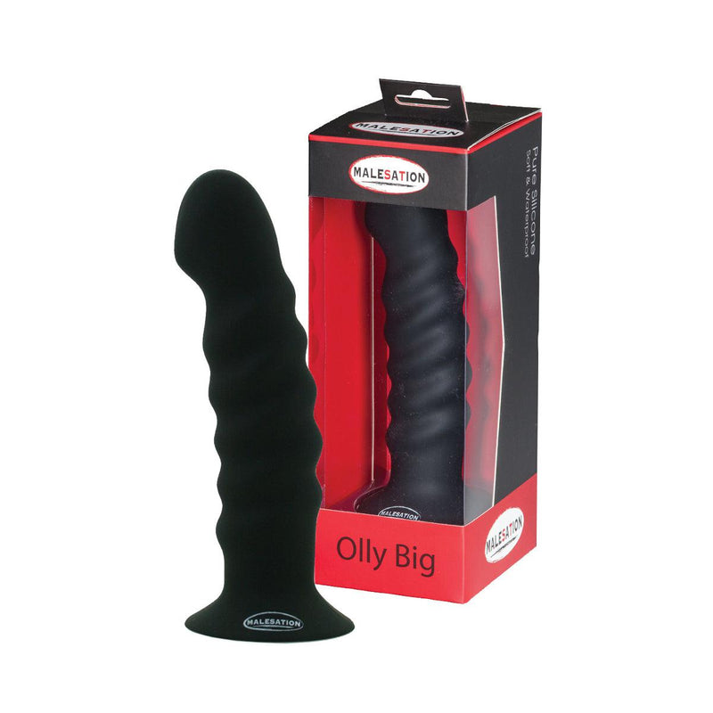 Malesation Anaal Dildo 19,7 x 4,5 cm Big Black Olly-Erotiekvoordeel.nl