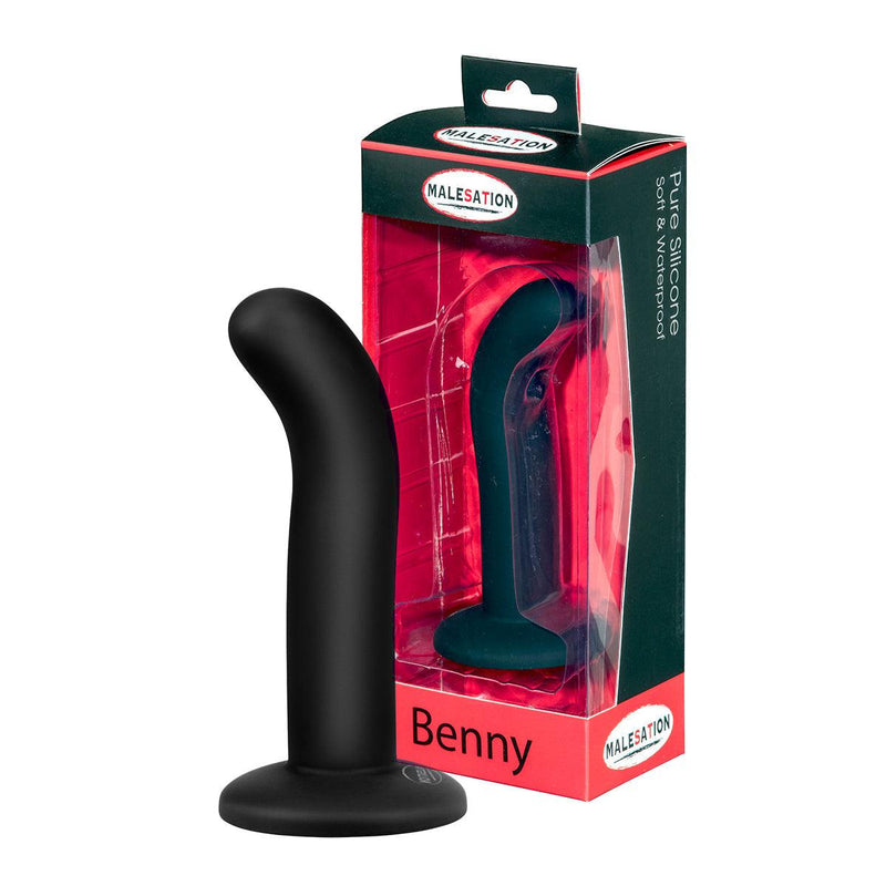 Malesation Anaal Dildo BENNY13 x 2,7 cm - Zwart-Erotiekvoordeel.nl