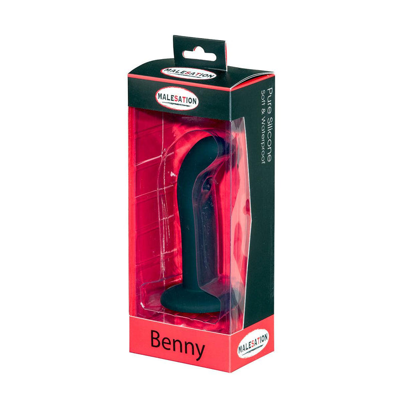 Malesation Anaal Dildo BENNY13 x 2,7 cm - Zwart-Erotiekvoordeel.nl