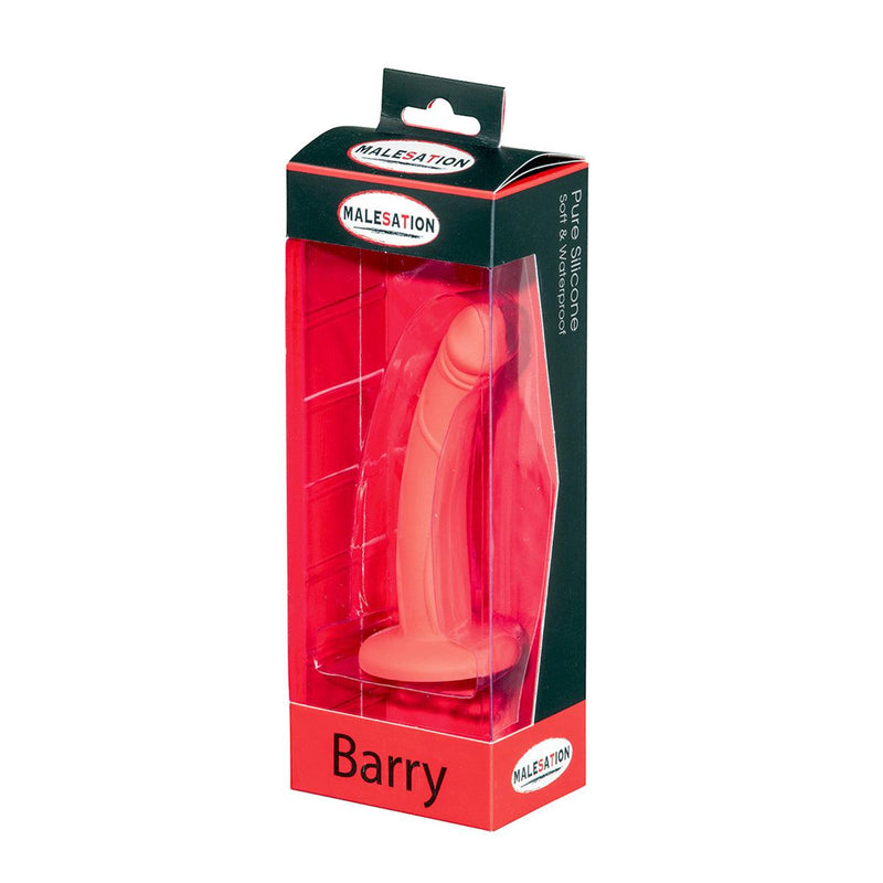 Malesation- Anaal Dildo - Barry 12,5 x 2,2 cm - Rood - Siliconen-Erotiekvoordeel.nl