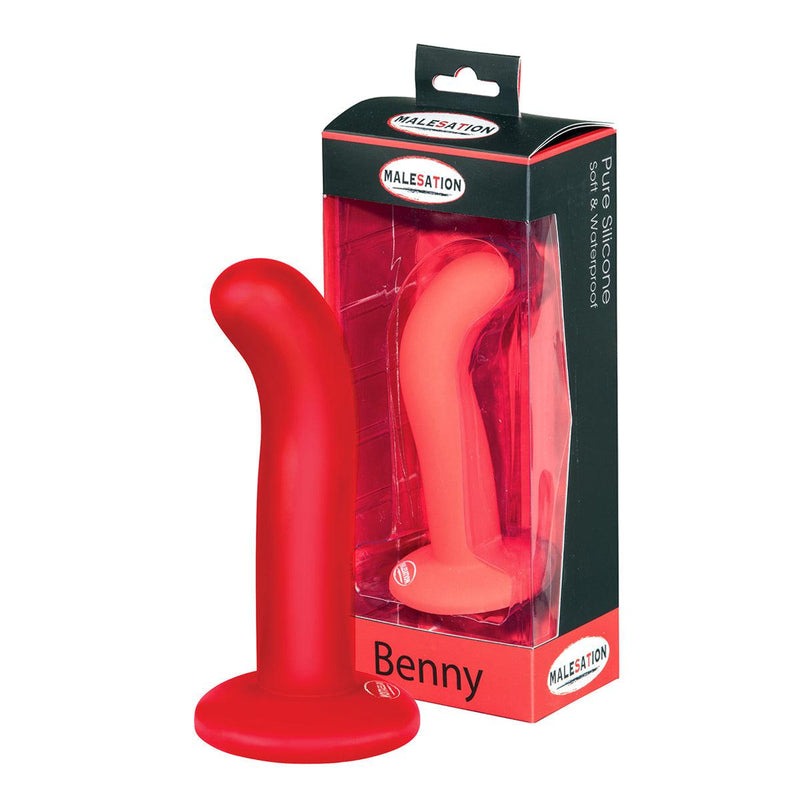 Malesation Anaal Dildo Benny 13 x 2,7 cm- Rood-Erotiekvoordeel.nl