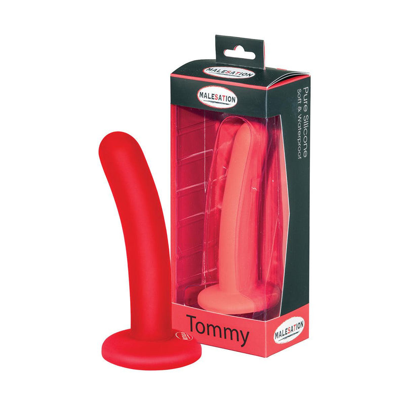 Malesation Anaal Dildo TOMMY 15,5 x 2,6 cm - Rood-Erotiekvoordeel.nl