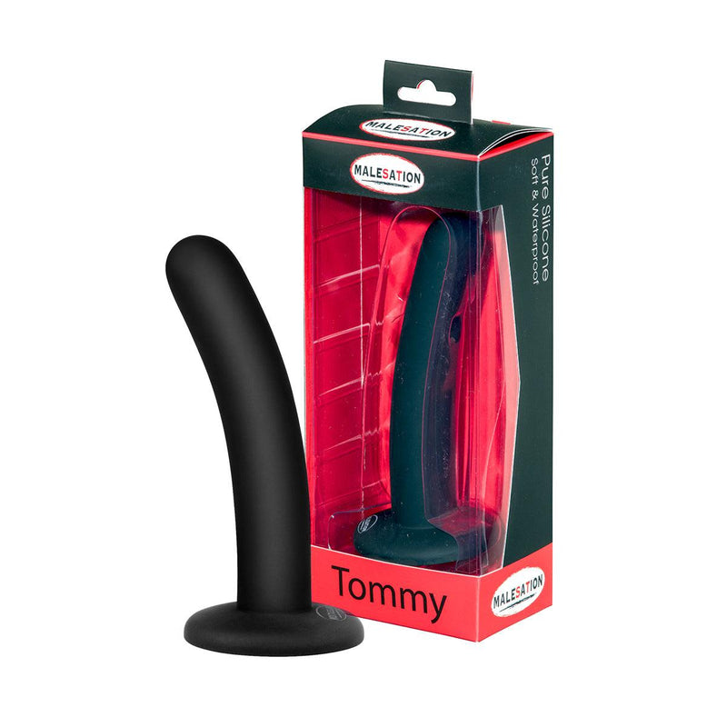 Malesation Anaal Dildo TOMMY 15,5 x 2,6 cm- Zwart-Erotiekvoordeel.nl