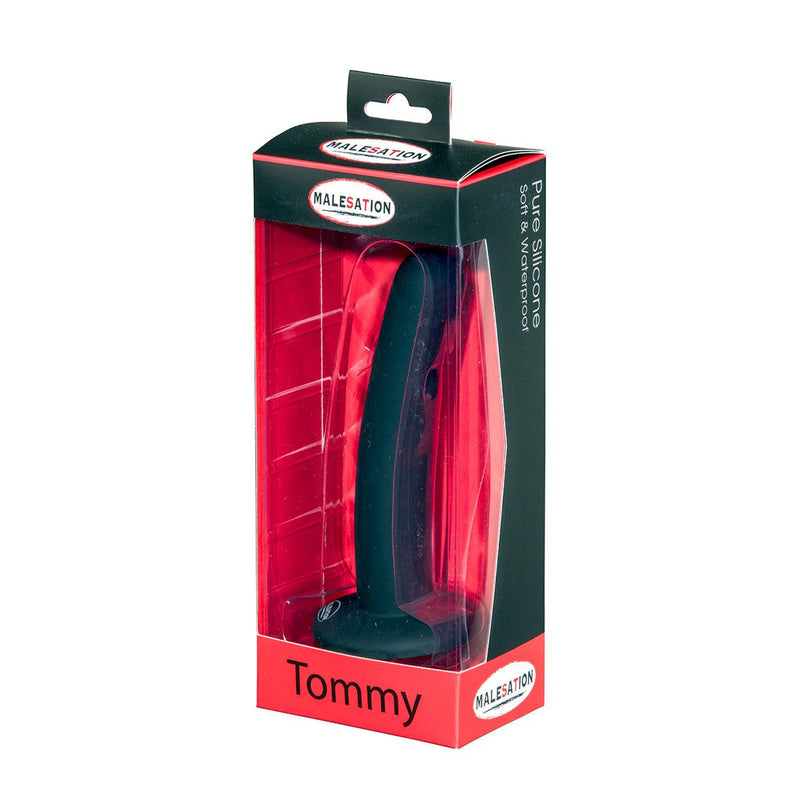 Malesation Anaal Dildo TOMMY 15,5 x 2,6 cm- Zwart-Erotiekvoordeel.nl