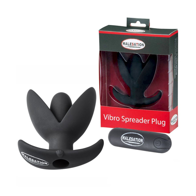 Malesation - Vibrerende Spreader Buttplug - Anker Buttplug-Erotiekvoordeel.nl