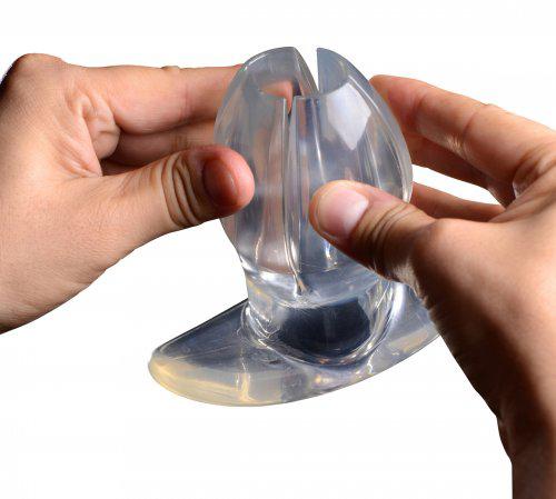 Master Series - Clawed - Spreidende Buttplug - Transparant-Erotiekvoordeel.nl