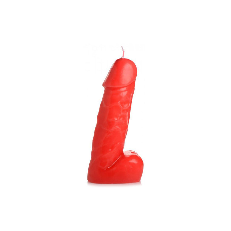 Master Series - Dark Pecker Dick Drip - Wax Play - BDSM Kaars - Rood-Erotiekvoordeel.nl