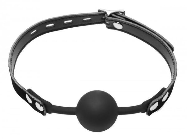 Master Series - Hush - Comfortabele Siliconen Ball Gag-Erotiekvoordeel.nl