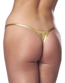 Micro String kunstleer - Goud-Erotiekvoordeel.nl