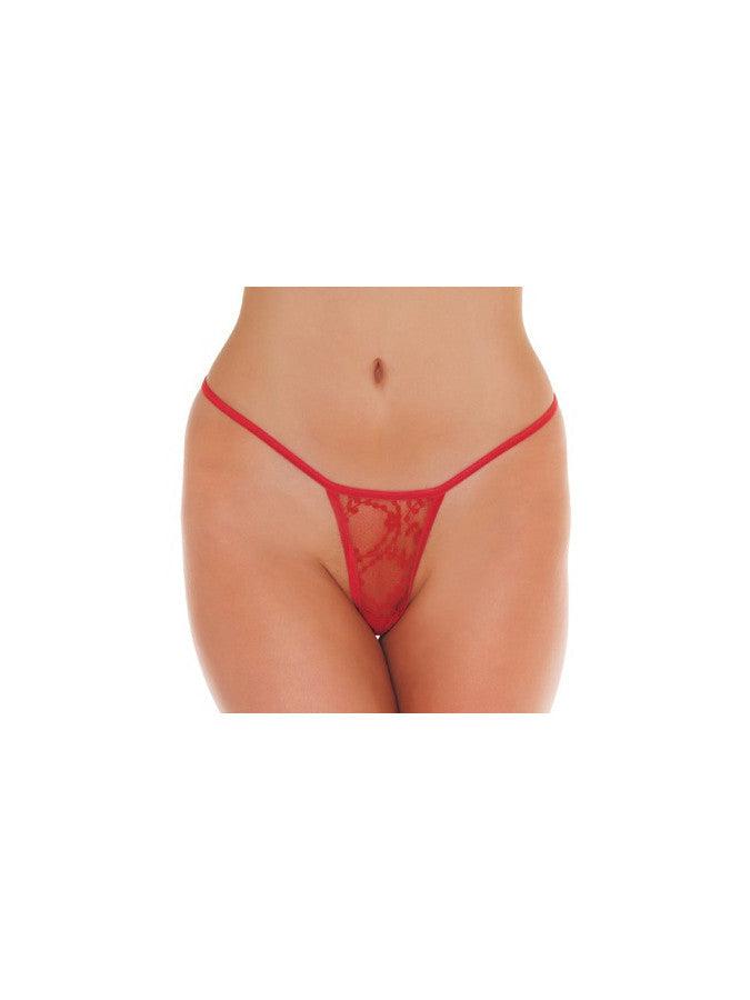 Mini Tanga String - Rood-Erotiekvoordeel.nl