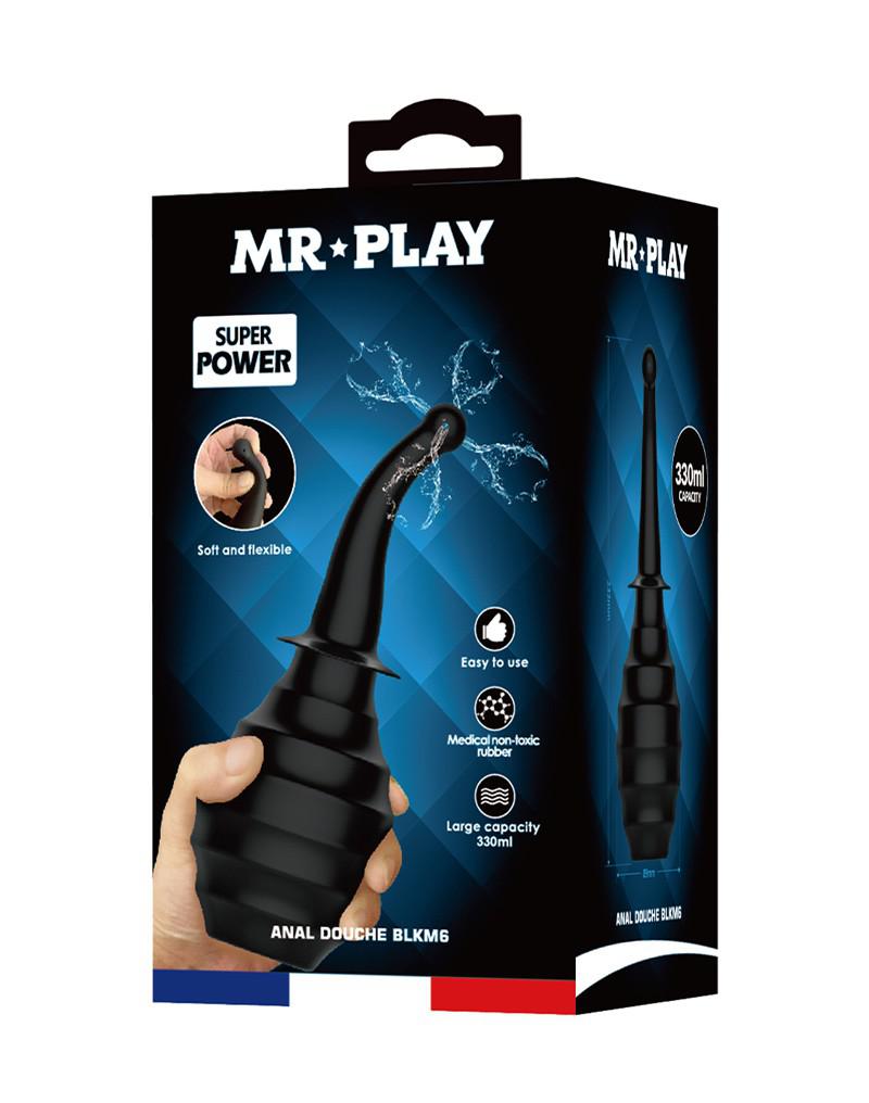 Mr. Play - Anaal Douche - Super Power - Gebogen Inbrengcanule-Erotiekvoordeel.nl