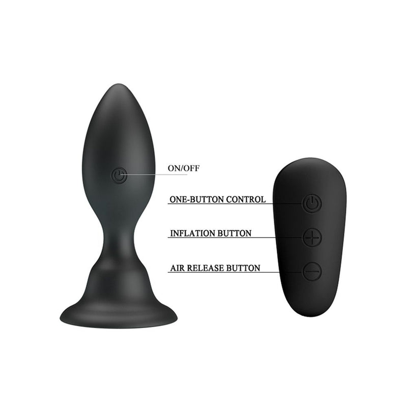 Mr. Play Vibrerende anaal plug Met Afstandsbediening - Classic Buttplug-Erotiekvoordeel.nl