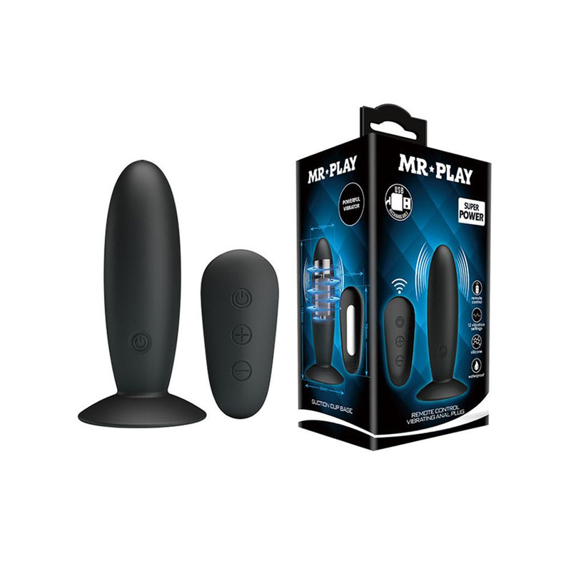 Mr. Play Vibrerende En oplaadbare anaal plug - Modern uitgevoerde buttplug-Erotiekvoordeel.nl