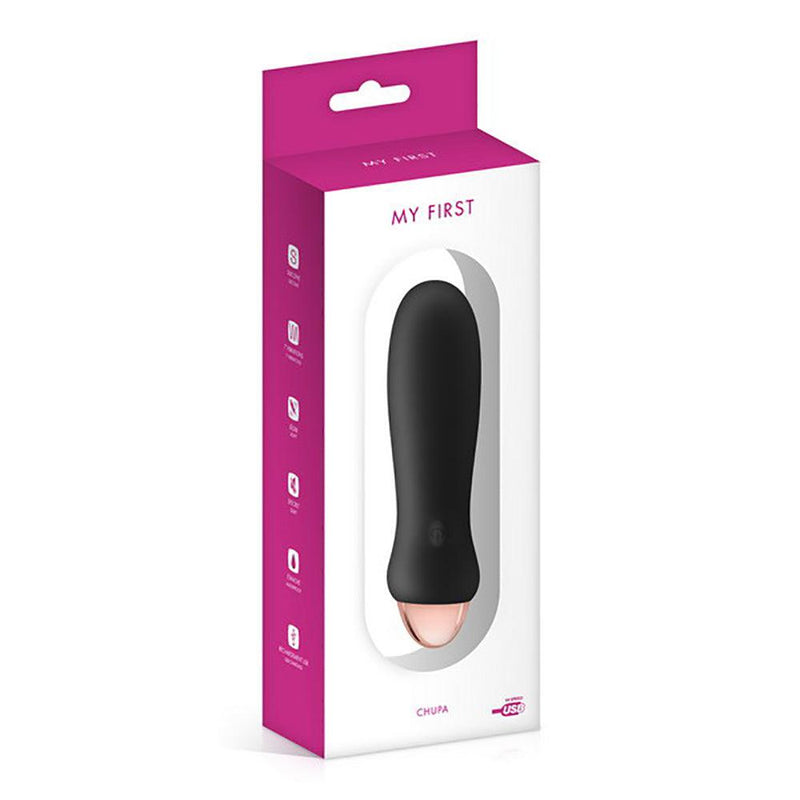 My First - Chupa Vibrator - Zwart-Erotiekvoordeel.nl