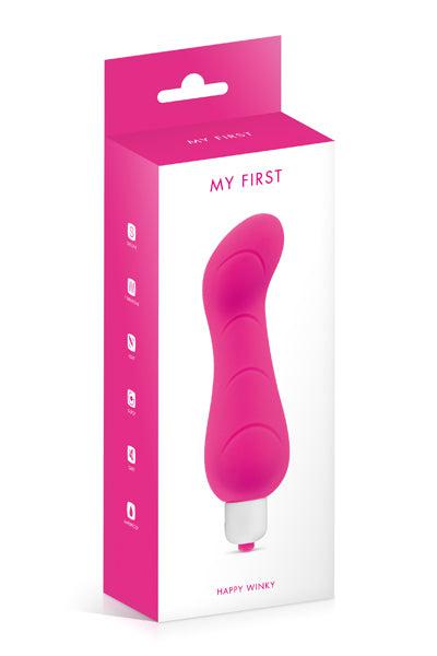 My First - Happy Winky - Vibrator - Roze-Erotiekvoordeel.nl