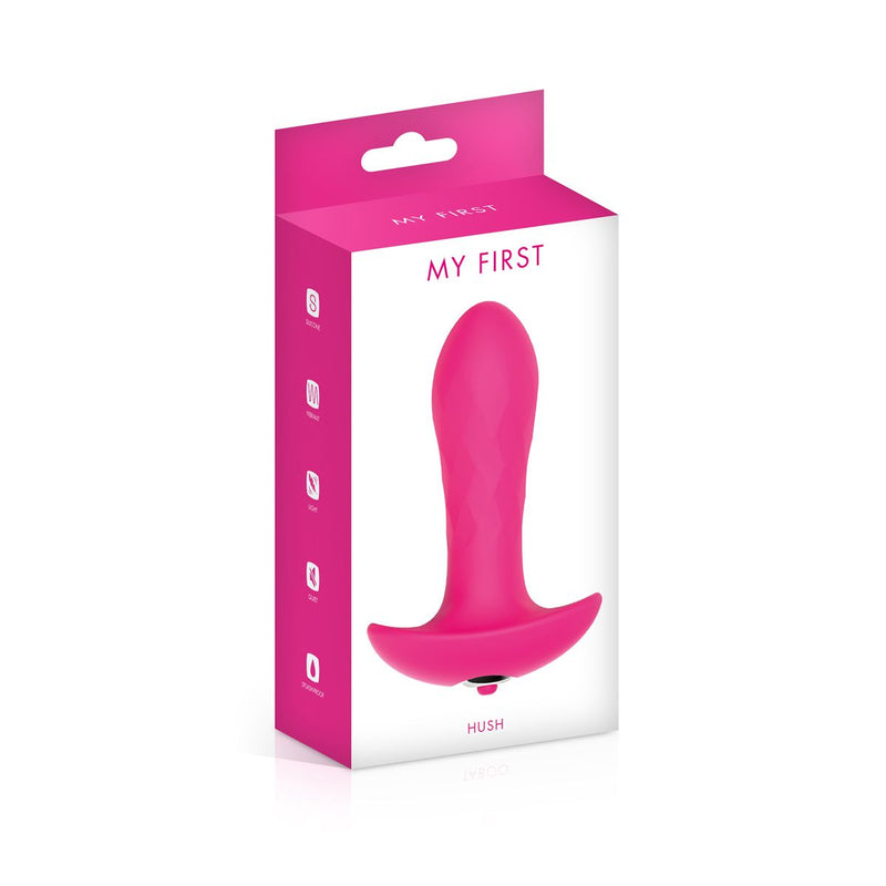 My First - Hush Budget Vibrerende Buttplug - Roze-Erotiekvoordeel.nl