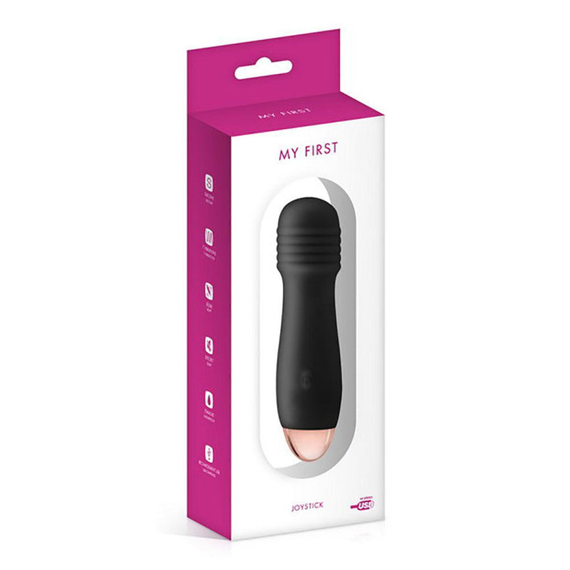 My First - Joystick Vibrator - Zwart-Erotiekvoordeel.nl