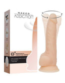 Naked Addiction - Roterende En Vibrerende Siliconen Dildo Met Zuignap 21,5 cm-Erotiekvoordeel.nl