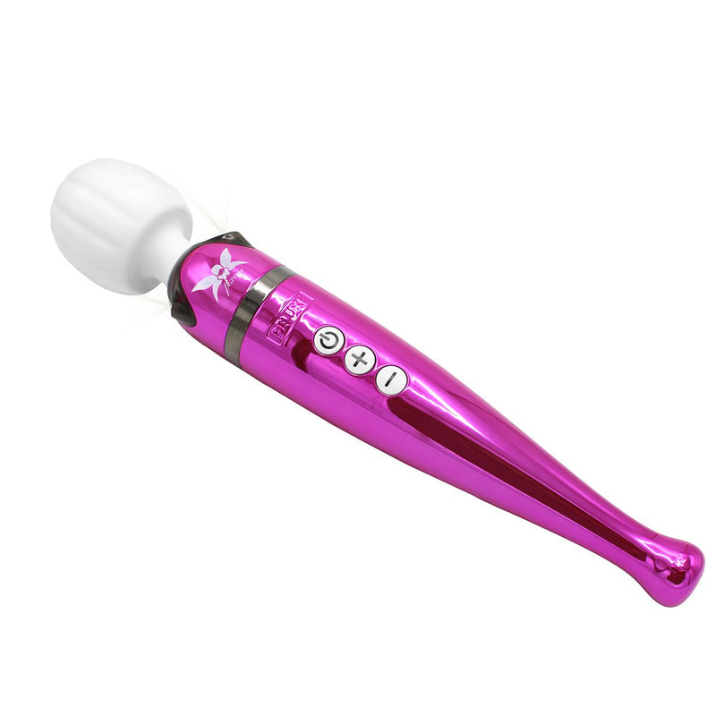 Pixey DeLuxe - Pink Chrome Edition - Oplaadbare Wand Vibrator - de krachtigste die er is-Erotiekvoordeel.nl