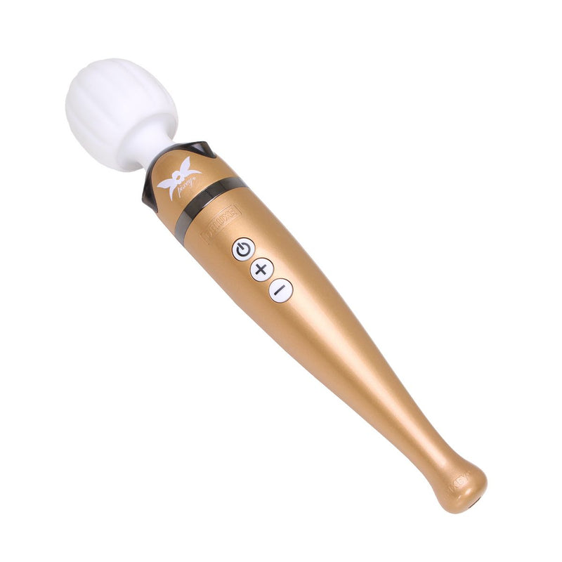 Pixey - DeLuxe Gold Edition - Oplaadbare Wand Vibrator - De krachtigste Pixey die er is!-Erotiekvoordeel.nl