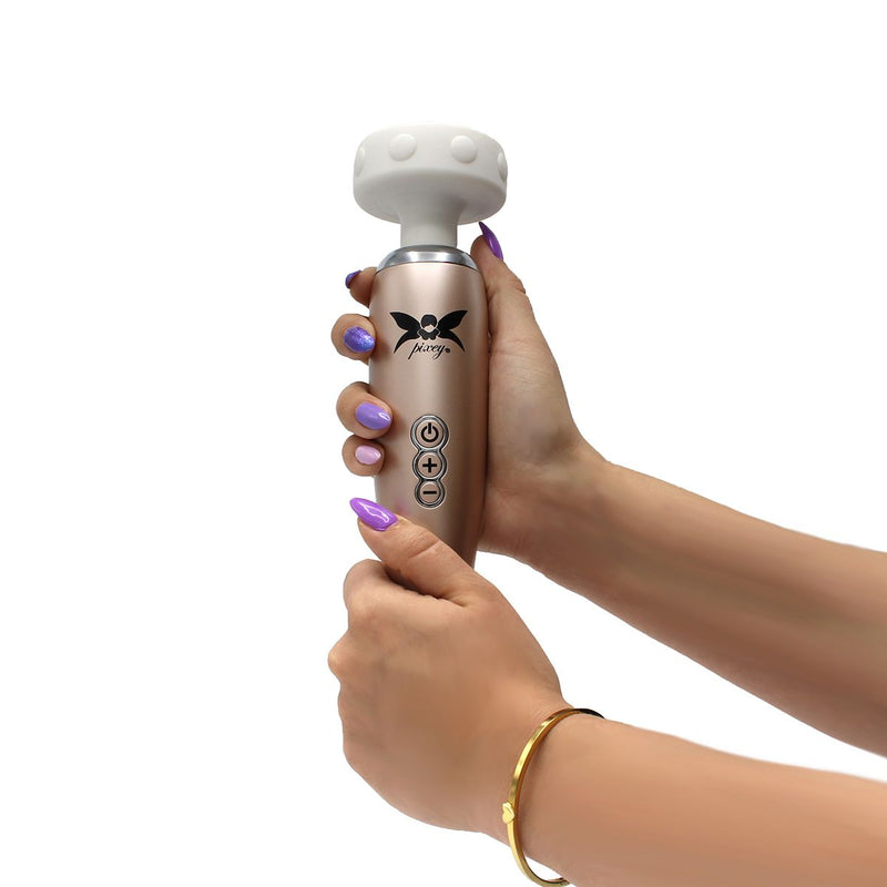 Pixey - Hammerhead - Wand Vibrator Met Platte Kop - Extreem Krachtig-Erotiekvoordeel.nl