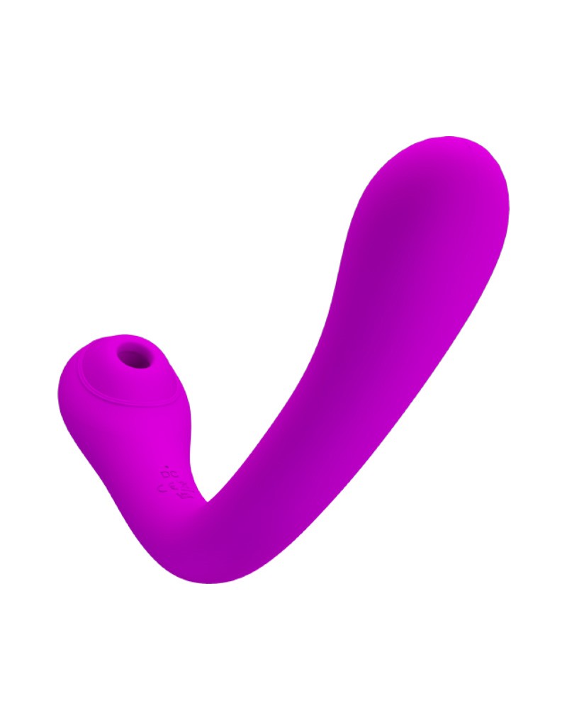 Pretty Love - Alex - G-Spot + Clitoris Vibrator - Met luchtdruk stimulatie - Roze-Erotiekvoordeel.nl