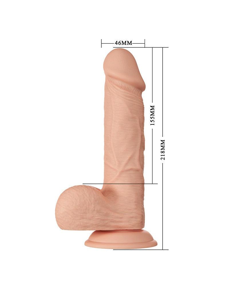 Pretty Love - Bahamut - Dildo - Realistische Vibrerende Dildo - Lengte 21.8 cm - Lichte Huidskleur - Geeft Levensechte Ervaring-Erotiekvoordeel.nl