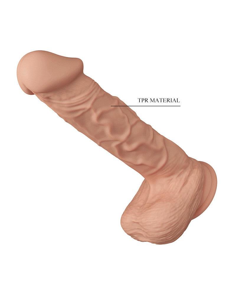 Pretty Love - Bergrisi - Dildo - Realistische Vibrerende Dildo - Lengte 26 cm - Lichte Huidskleur - Geeft Levensechte Ervaring-Erotiekvoordeel.nl