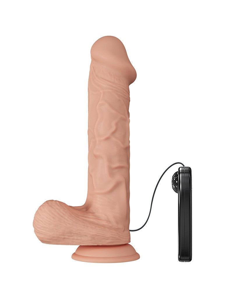 Pretty Love - Bergrisi - Dildo - Realistische Vibrerende Dildo - Lengte 26 cm - Met Afstandsbediening - Lichte Huidskleur - Geeft Levensechte Ervaring-Erotiekvoordeel.nl