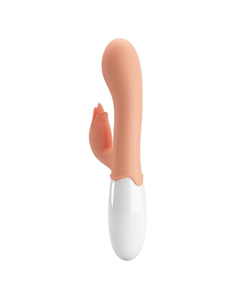 Pretty Love - Bloody Mary - Vibrator - Rabbit Vibrator met Clitoris Stimulatie - Lichte Huidskleur - Geeft Intens en Krachtig Plezier-Erotiekvoordeel.nl