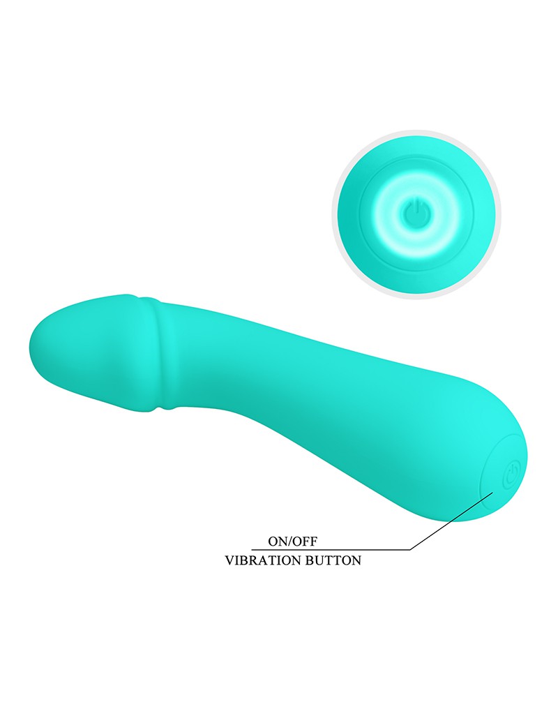 Pretty Love - Cetus - G-spot Vibrator - Turquoise-Erotiekvoordeel.nl