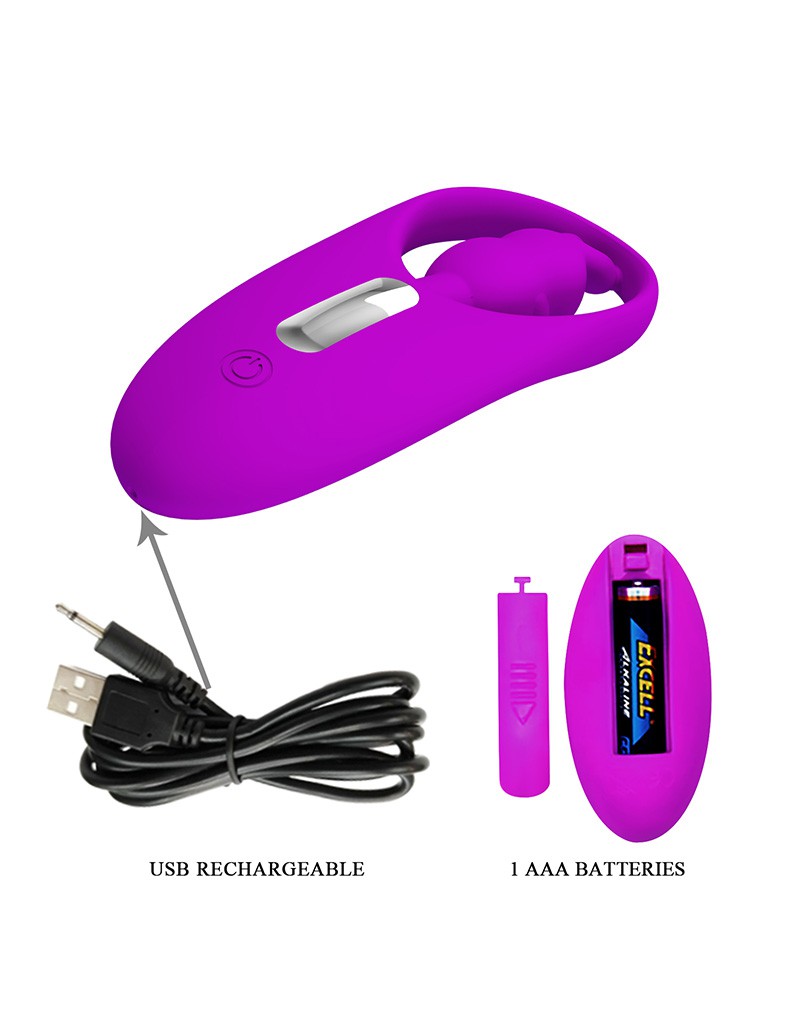 Pretty Love - Clitoris Stimulator & Panty Vibrator Met Afstandsbediening Wild Rabbit - Roze-Erotiekvoordeel.nl