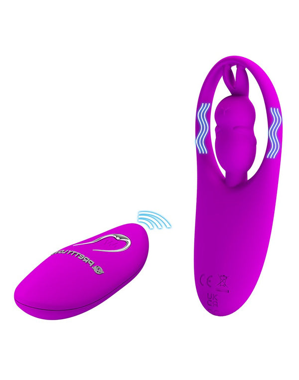 Pretty Love - Clitoris Stimulator & Panty Vibrator Met Afstandsbediening Wild Rabbit - Roze-Erotiekvoordeel.nl