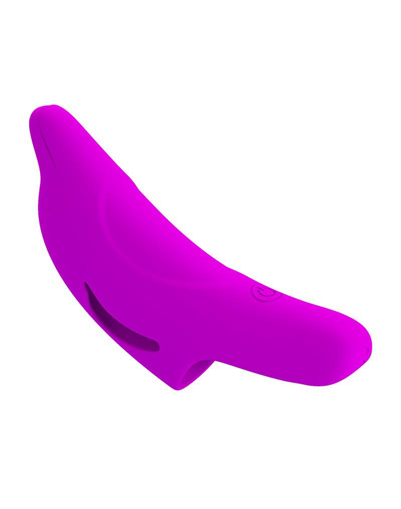 Pretty Love - Delphini - Vinger Vibrator - Roze - Siliconen - USB Oplaadbaar - 10 standen-Erotiekvoordeel.nl