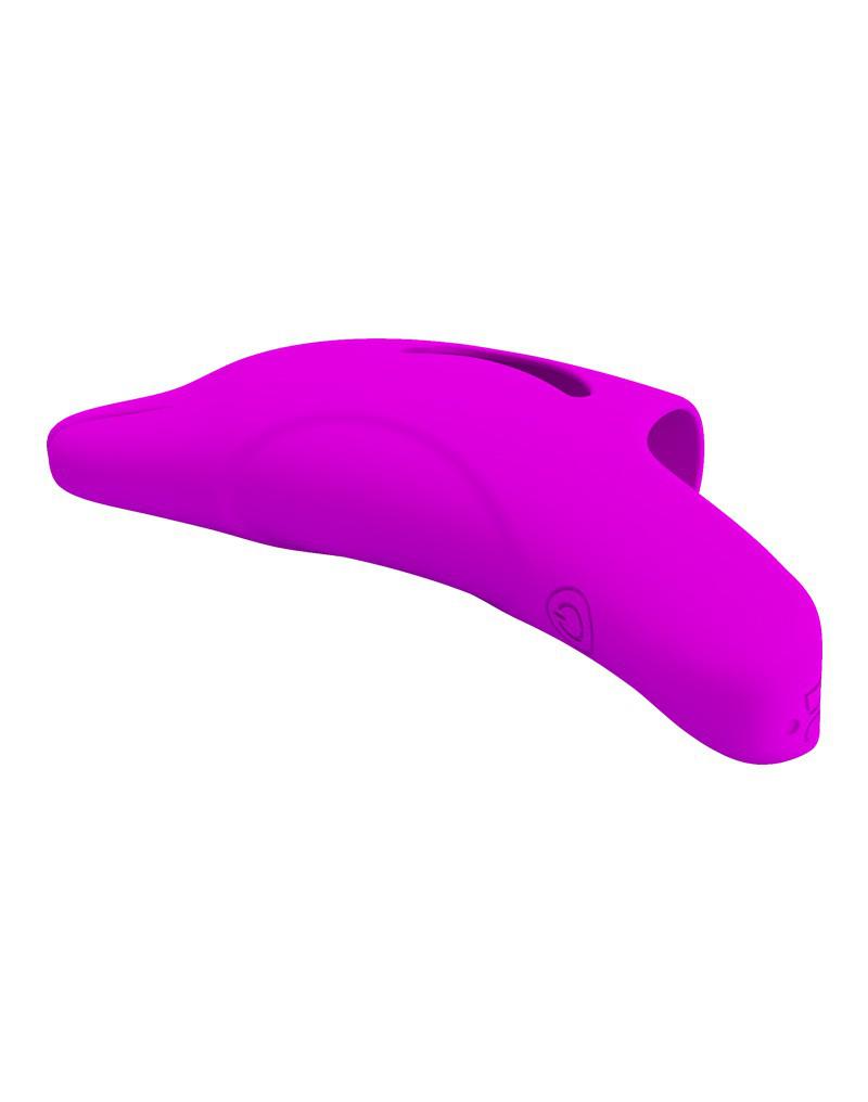 Pretty Love - Delphini - Vinger Vibrator - Roze - Siliconen - USB Oplaadbaar - 10 standen-Erotiekvoordeel.nl