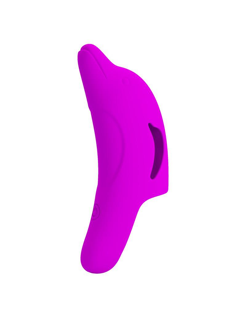 Pretty Love - Delphini - Vinger Vibrator - Roze - Siliconen - USB Oplaadbaar - 10 standen-Erotiekvoordeel.nl