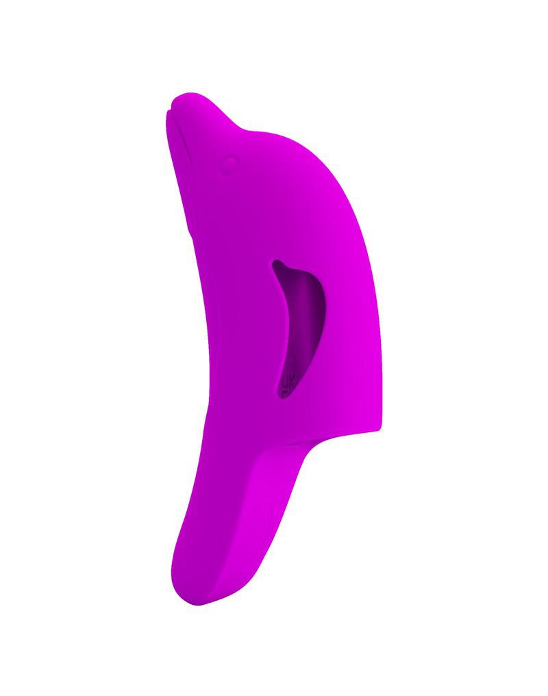 Pretty Love - Delphini - Vinger Vibrator - Roze - Siliconen - USB Oplaadbaar - 10 standen-Erotiekvoordeel.nl