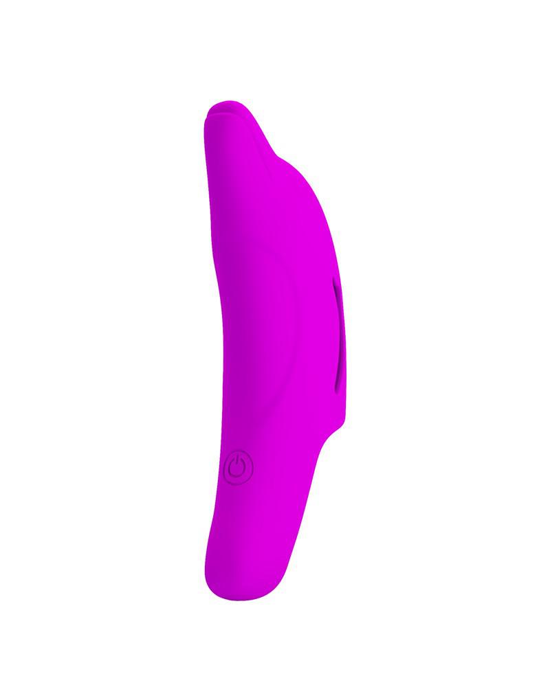 Pretty Love - Delphini - Vinger Vibrator - Roze - Siliconen - USB Oplaadbaar - 10 standen-Erotiekvoordeel.nl